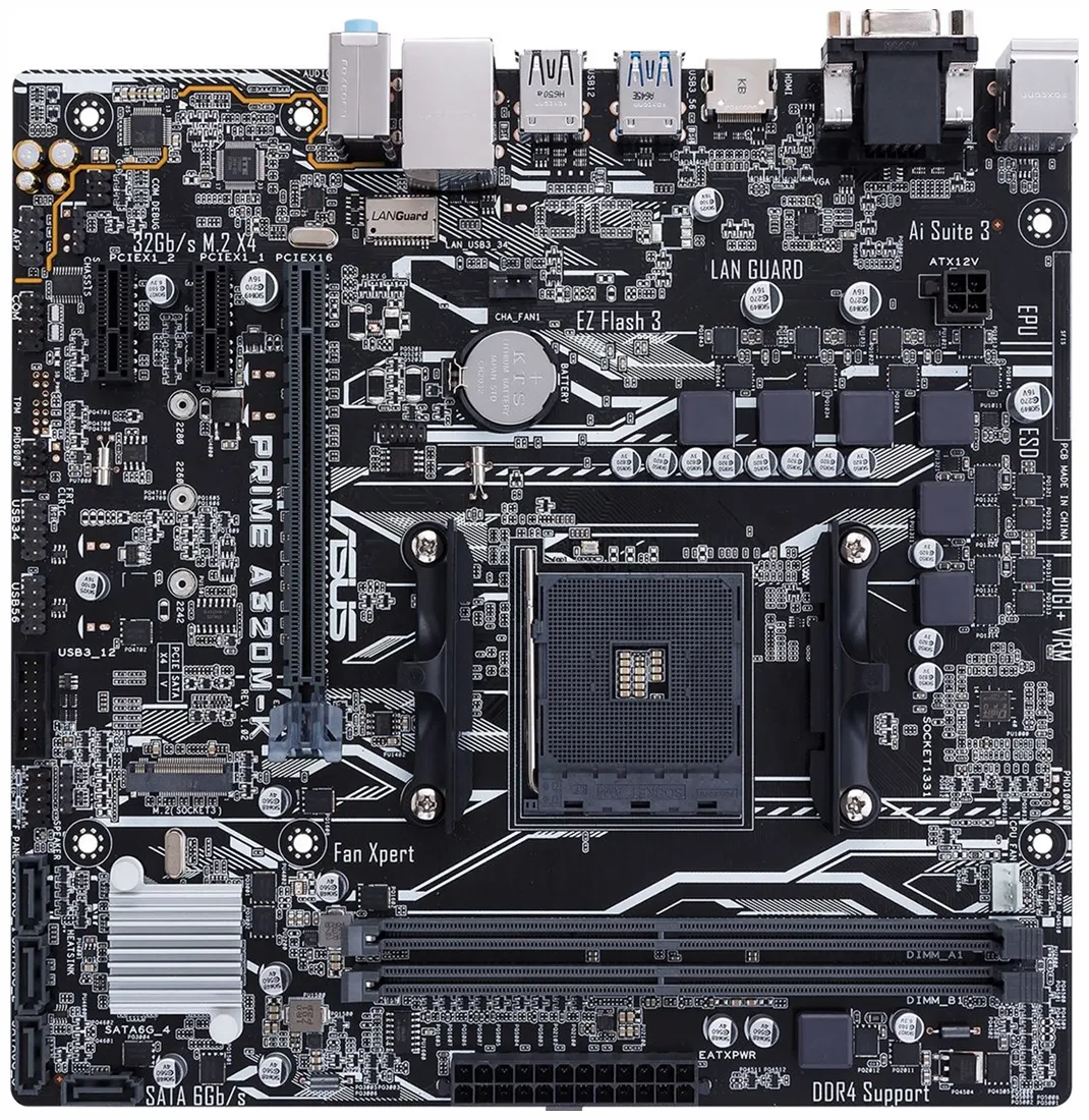 Материнская плата Asus PRIME A320M-K