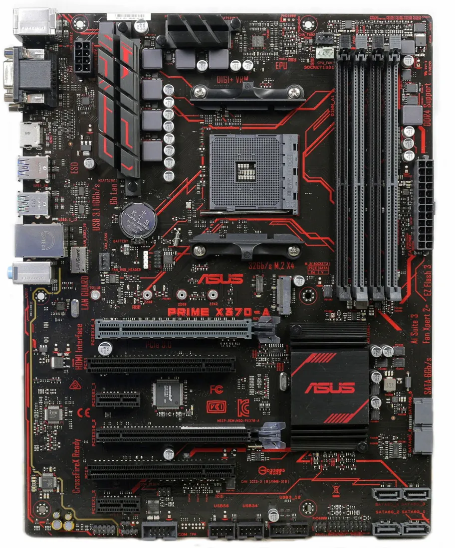 Материнская плата ASUS PRIME X370-A