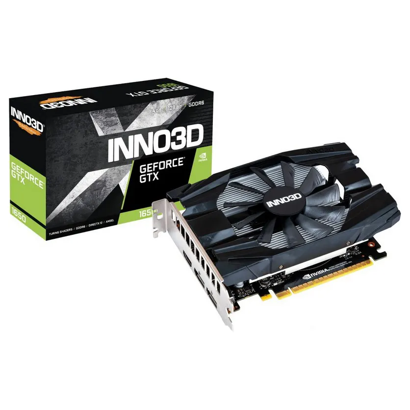 Видеокарта Inno3D GTX1650 COMPACT N16501-04D6-1177VA19