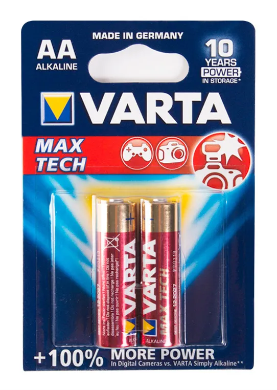 Батарейка VARTA LR6 Max tech 2шт