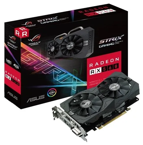 Видеокарта 4 GB Asus ROG-STRIX-RX560-4G-GAMING