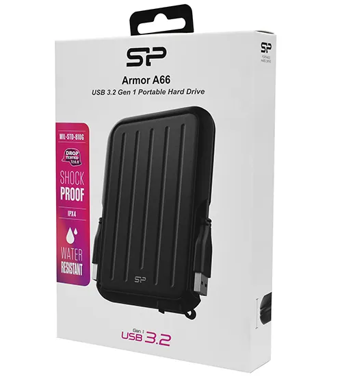 Внешний жесткий диск 5 TB Silicon Power A66 SP050TBPHD66LS3K black
