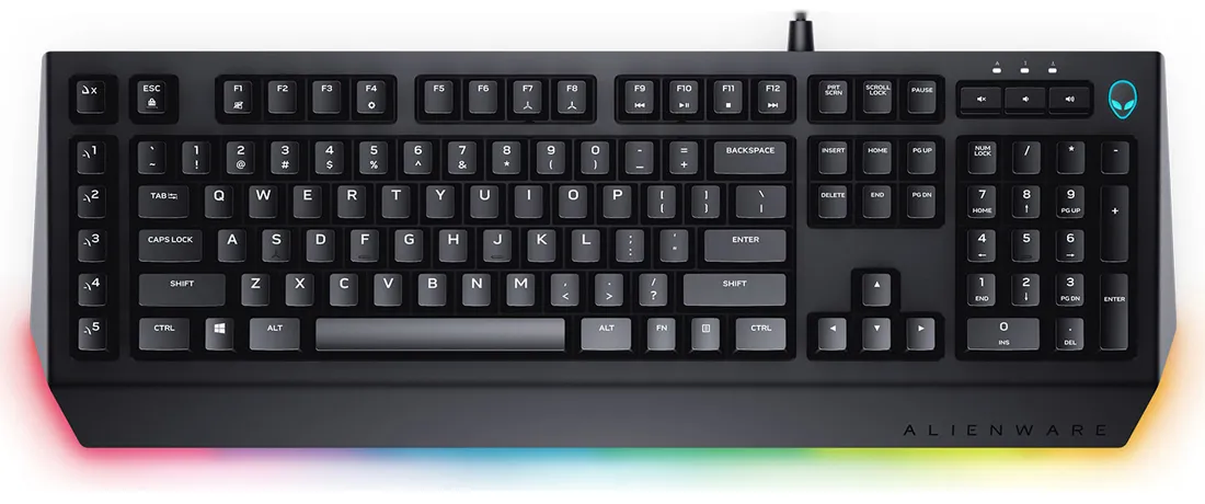 Клавиатура Dell Alienware Advanced Gaming Keyboard AW568