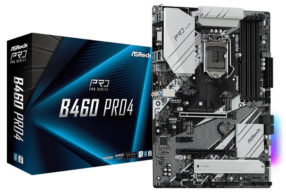 Материнская плата ASRock B460 PRO4