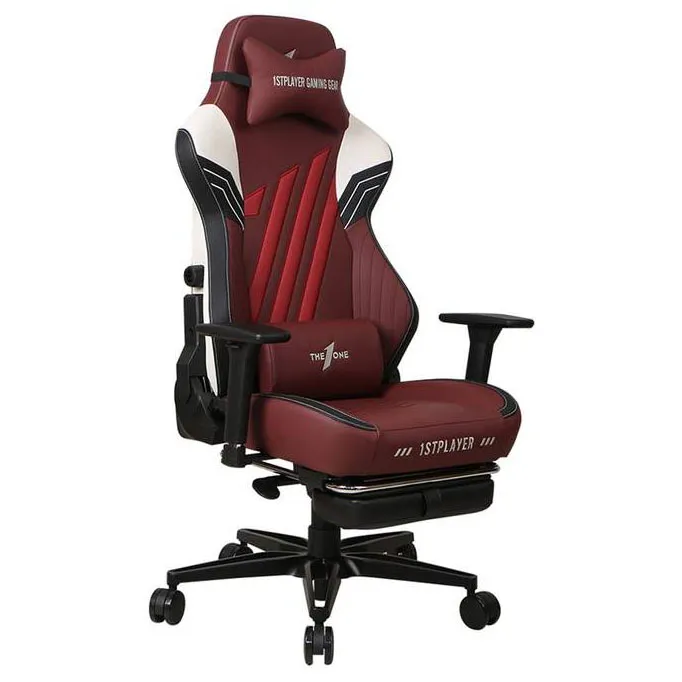 Игровое компьютерное кресло 1stPlayer Duke Black/White/Red