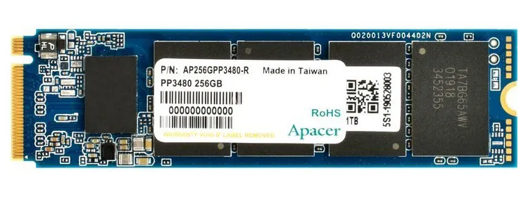 SSD накопитель M.2 256 GB Apacer PP3480 AP256GPP3480-R