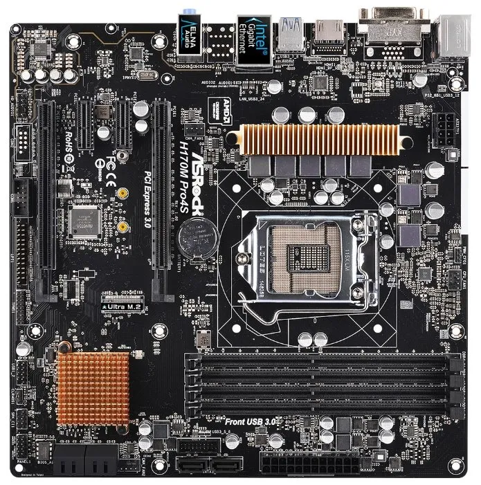 Материнская плата ASRock H170M PRO4S