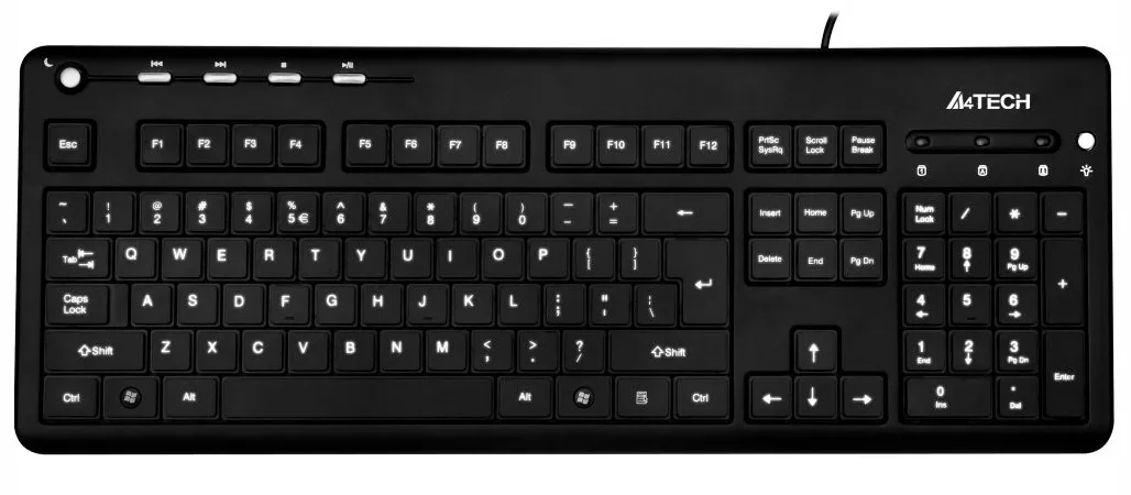 Клавиатура A4tech KD-126 Белый