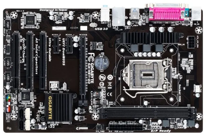 Материнская плата Gigabyte GA-H81-D3 H81