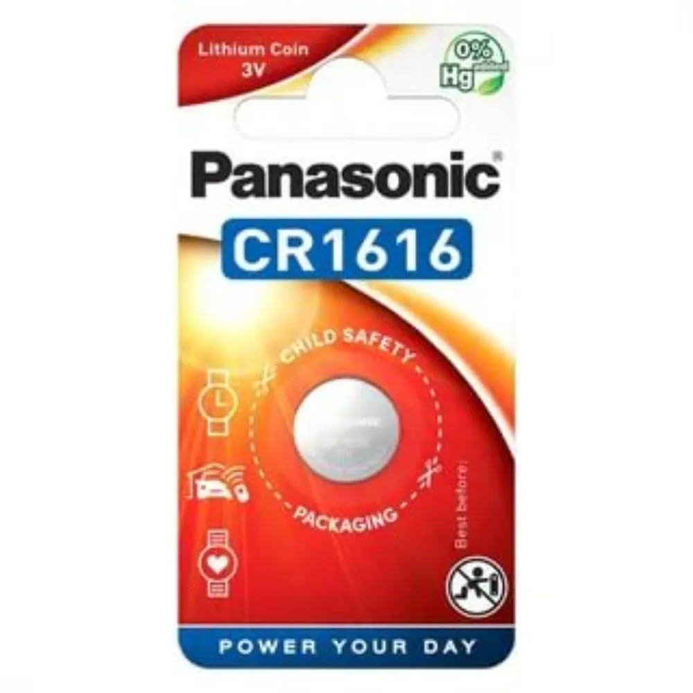 Батарейка дисковая литиевая PANASONIC CR-1616/1B