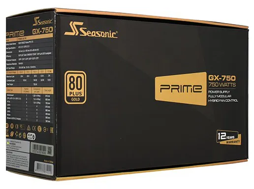 Блок питания 750W Seasonic Prime GX-750 SSR-750GD2