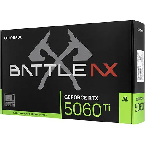 Видеокарта 8 GB, Colorful RTX 5060 Ti Battle AX 8GB-V