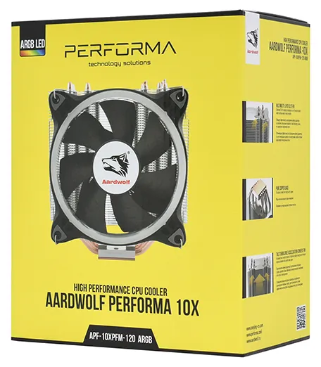 Кулер для CPU Aardwolf Performa 10X ARGB