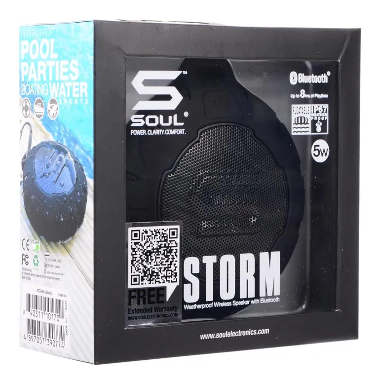 Портативная колонка Bluetooth Soul Storm Черный