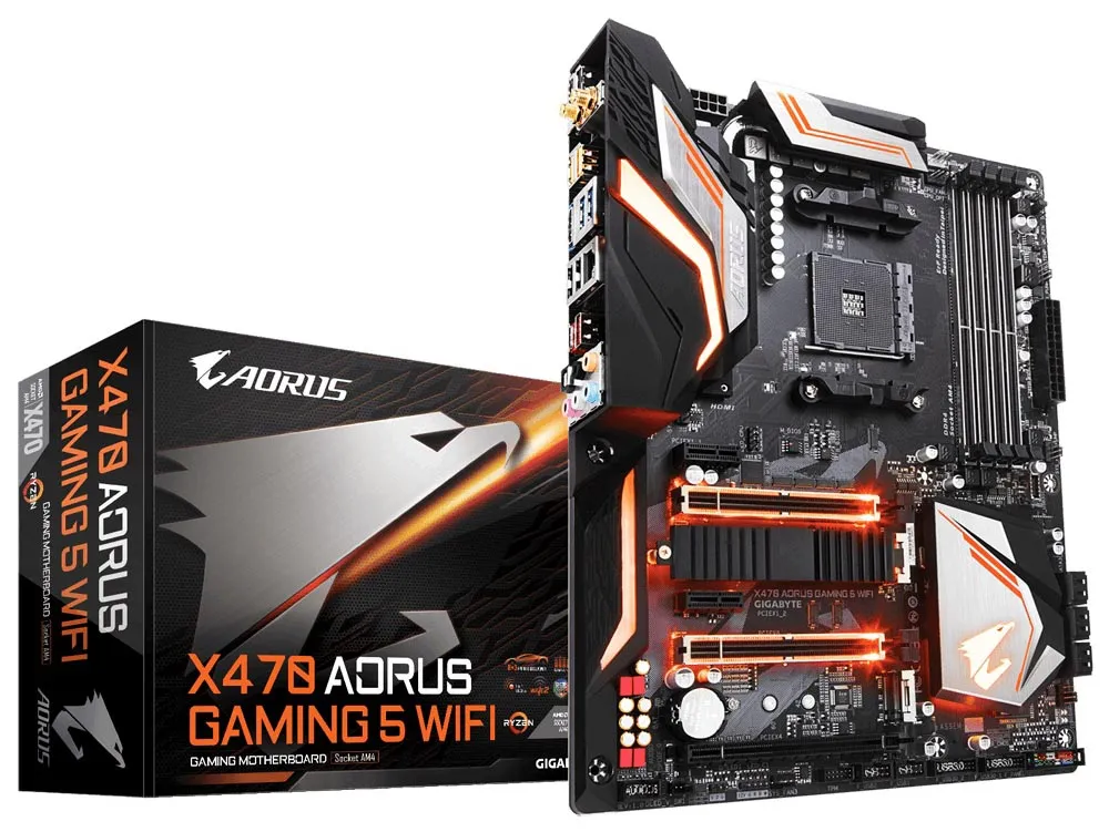 Материнская плата Gigabyte X470 AORUS GAMING 5 WI-FI