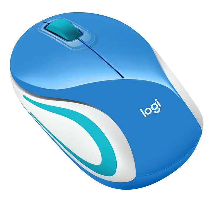 Компьютерная мышь Logitech M187 910-002733 blue-white