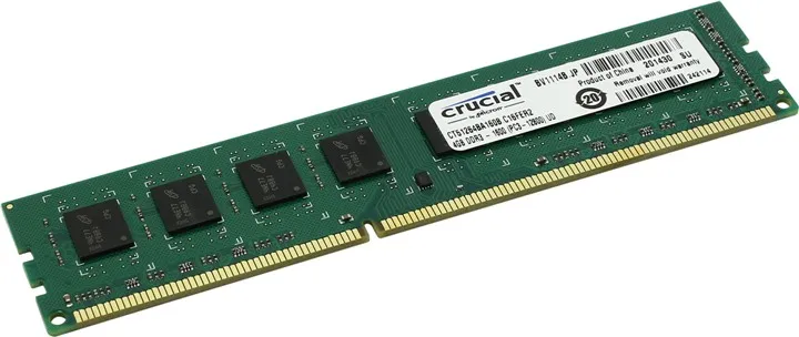 Оперативная память 4GB Crucial 4GB DDR3L-1600