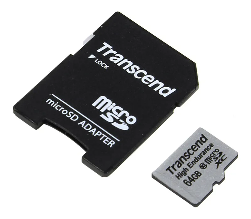 Карта памяти MicroSD 64GB Transcend TS64GUSDXC10V