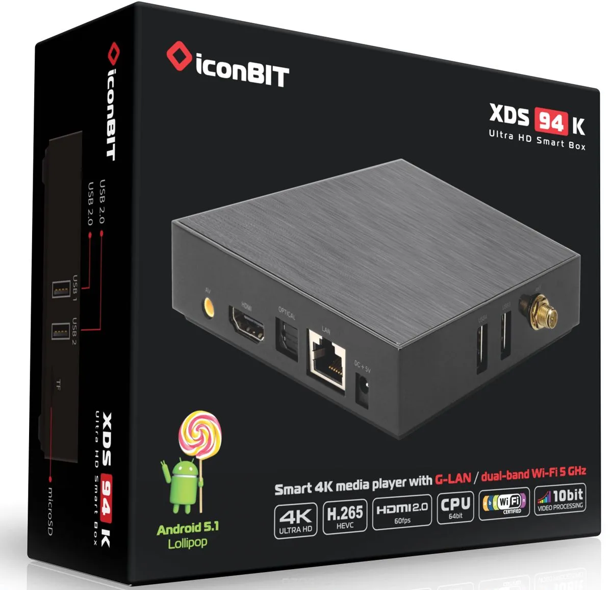 Мультимедия AV HDD player iconBIT XDS94K