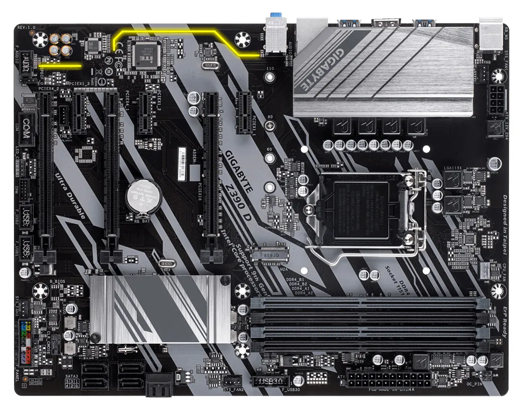 Материнская плата Gigabyte Z390 D