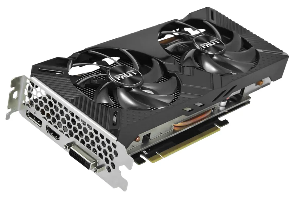 Видеокарта 6Gb PALIT GTX1660 DUAL NE51660018J9-1161A