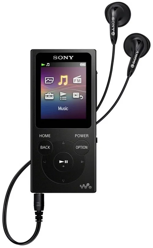 MP3 плеер Sony NWE395B.EE черный