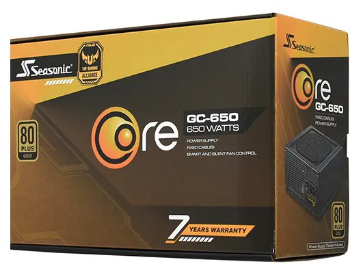 Блок питания 650W Seasonic Core GC-650