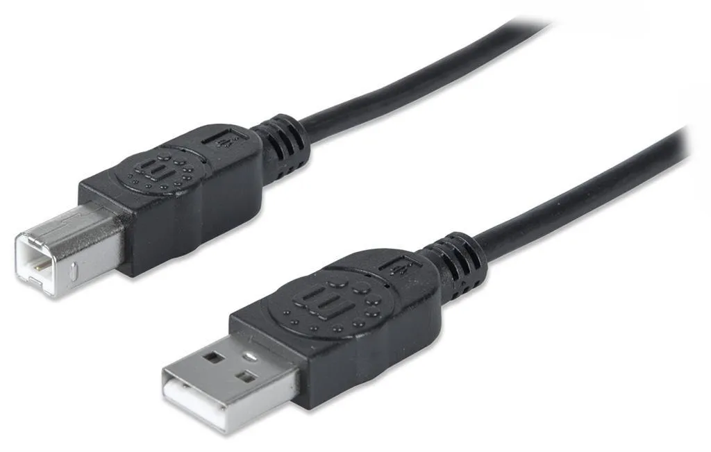 Кабель Manhattan USB 2.0 A (M) - B (M) 333382