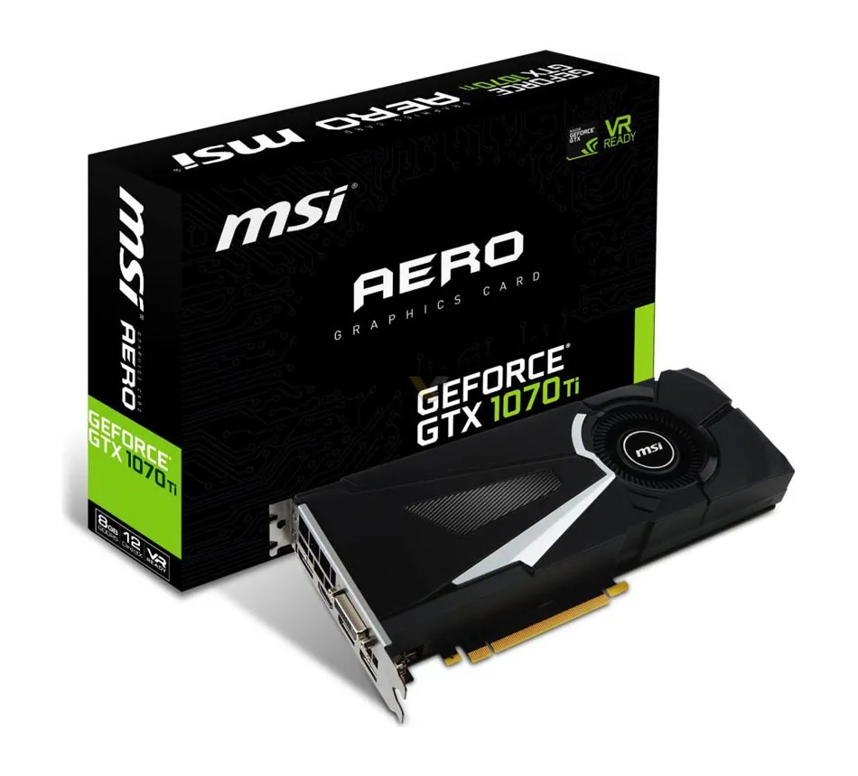 Видеокарта MSI GeForce GTX 1070 Ti AERO 8Gb