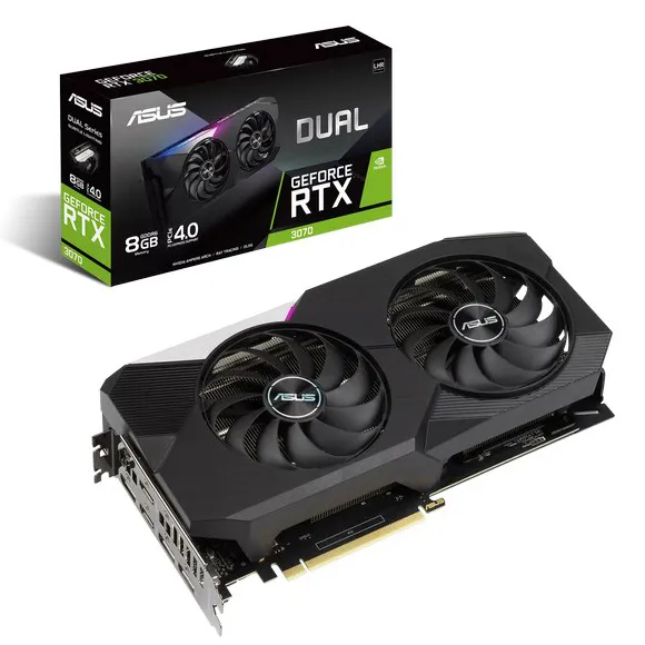 Видеокарта 8Gb ASUS DUAL-RTX3070-8G-V2