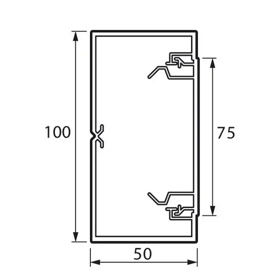 Legrand 638081 Кабель-канал 100x50мм METRA