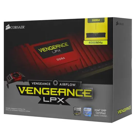 Оперативная память 16 GB kit Corsair Vengeance LPX CMK16GX4M2K4000C19