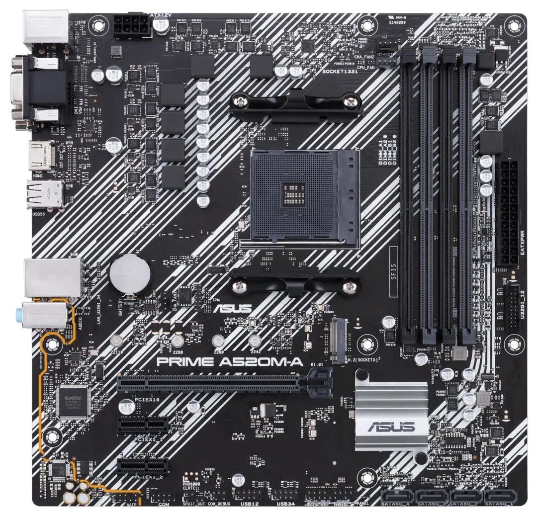 Материнская плата ASUS PRIME A520M-A