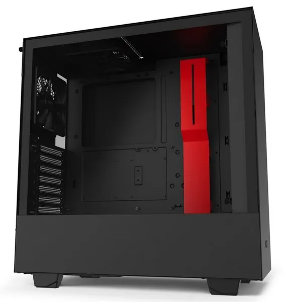 Корпус для ПК NZXT H511 CA-H511B-BR black-red