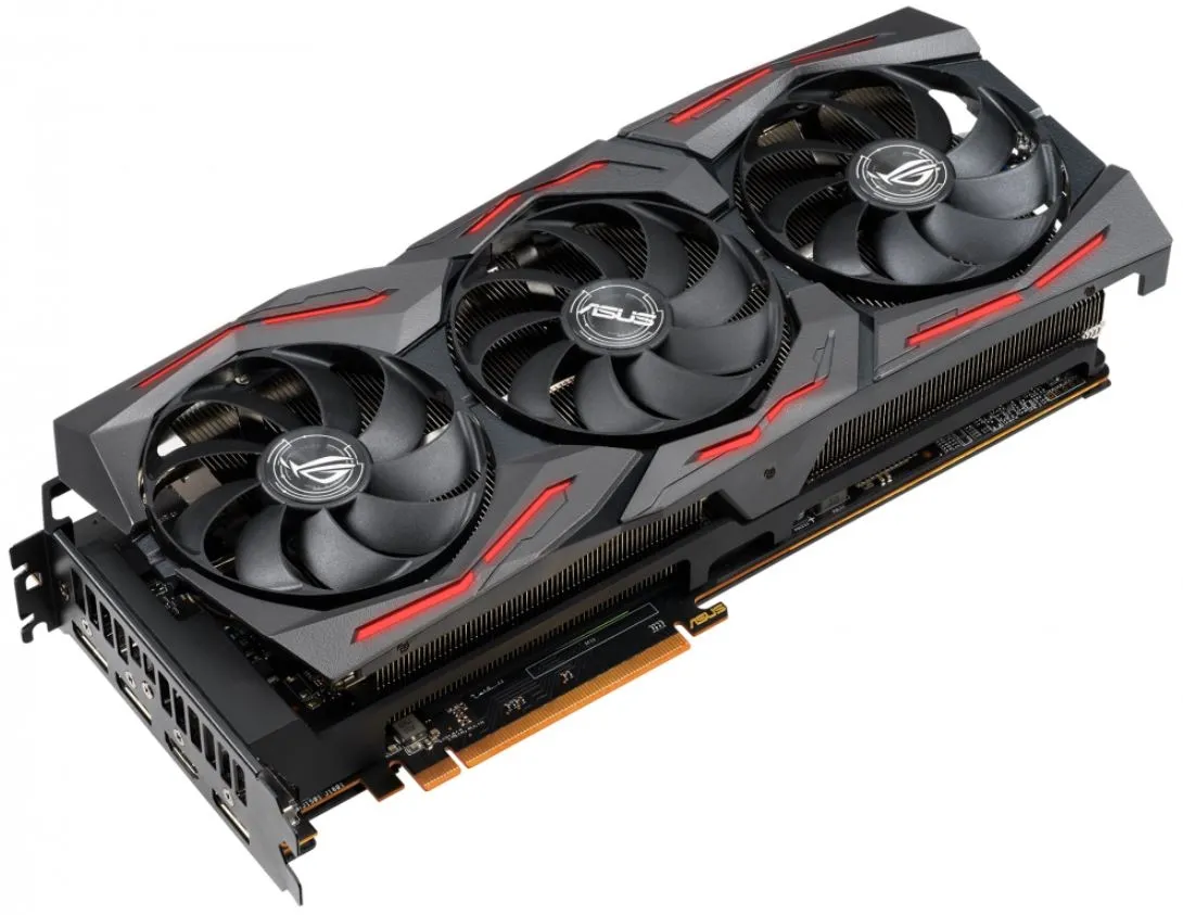 Видеокарта 6Gb Asus RX 5600 XT ROG-STRIX-RX5600XT-O6G-GAMING