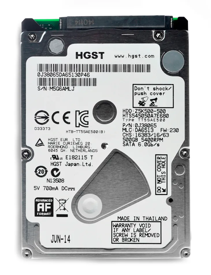 Жесткий диск 500GB Hitachi HTS545050A7E680