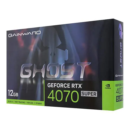 Видеокарта 12 GB Gainward RTX 4070 SUPER GHOST NED407S019K9-1043B