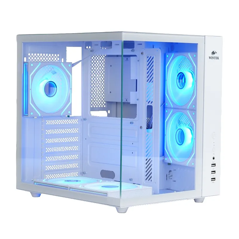 Корпус для ПК Wintek Cube pro V909-W TG (без БП) White