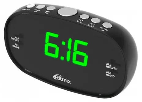 Радиочасы Ritmix RRC-616 Black