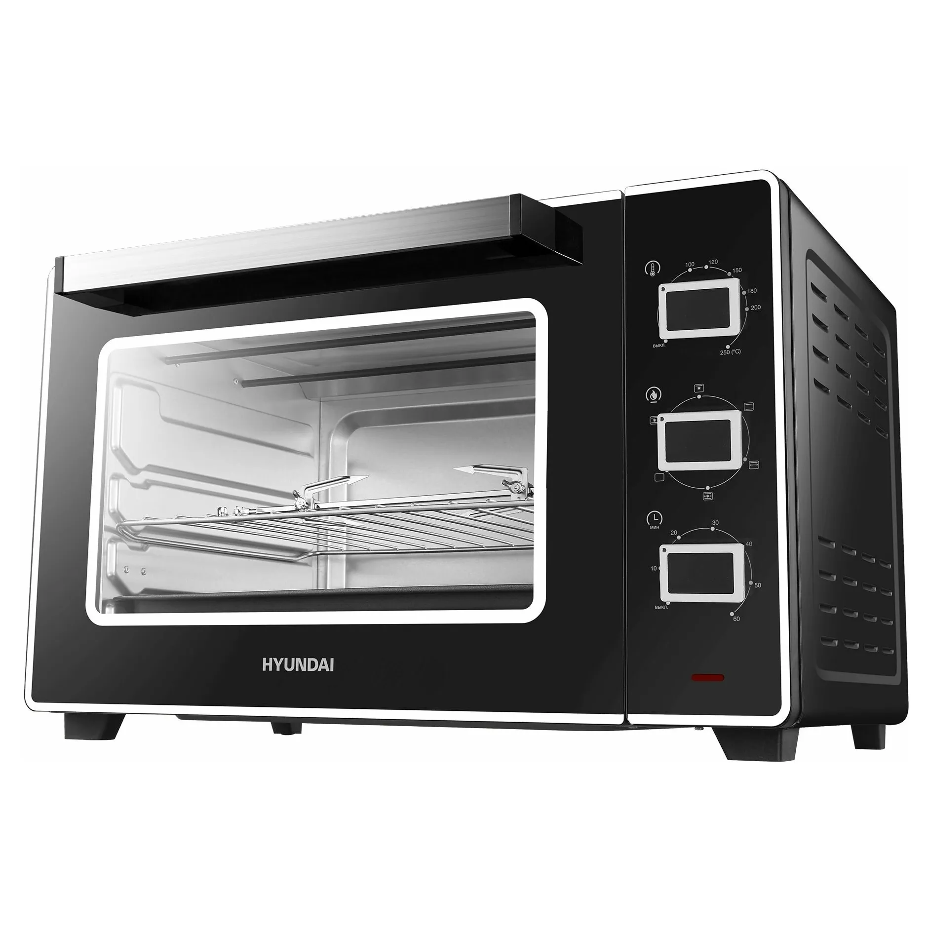 Мини-печь Hyundai MIO-HY107 черный
