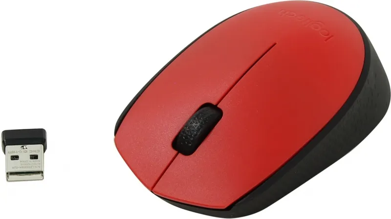 Мышь беспроводная Logitech M171 Red