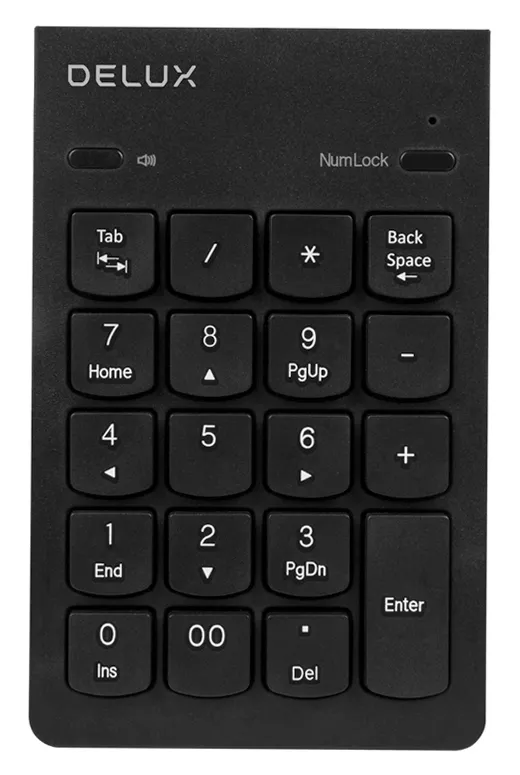 Клавиатура с цифровым блоком Delux DLK-300UB