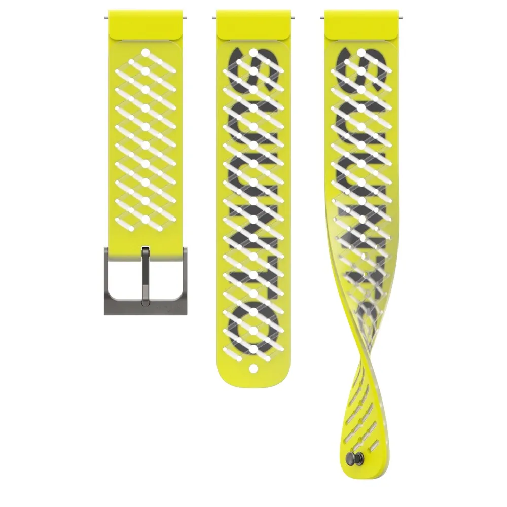 Ремешок силиконовый для часов Suunto 22 мм SILICONE STRAP LEMON YELLOW S+M