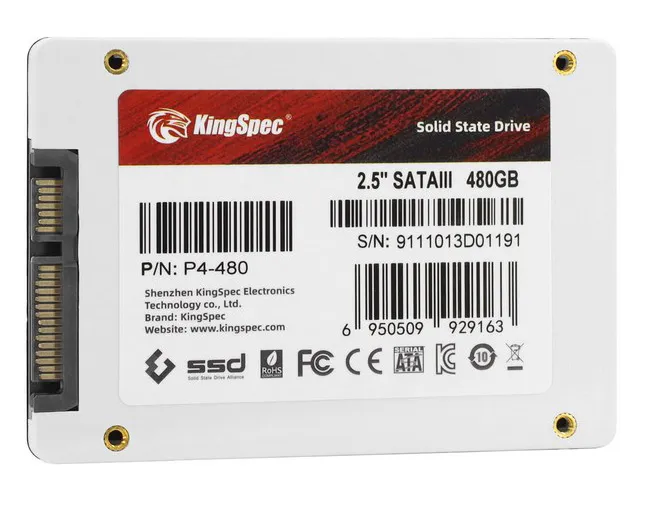 SSD накопитель 480 GB KingSpec P4-480