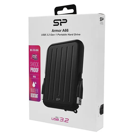 Внешний жесткий диск 4 TB Silicon Power A66 SP040TBPHD66LS3K black