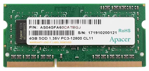 Оперативная память 4 GB Apacer DV.04G2K.KAM