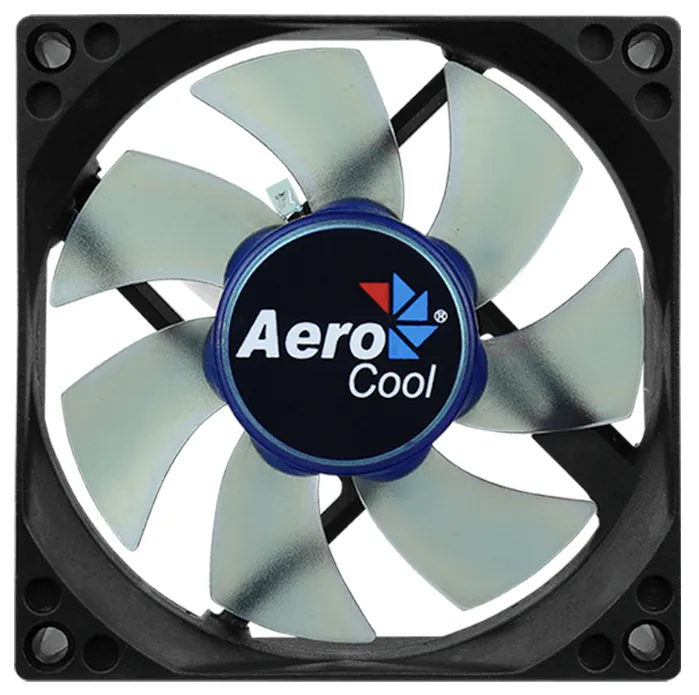 Кулер для кейса AeroCool Motion 8 Blue-3P