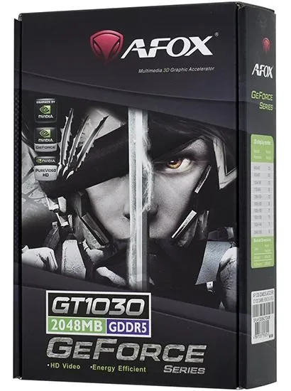 Видеокарта 2 GB Afox GT1030 AF1030-2048D5L4
