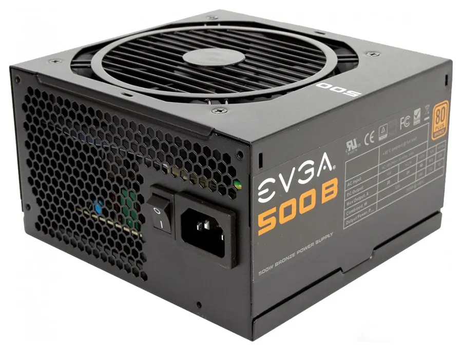 Блок питания EVGA 500 500W ATX 80 Plus Bronze [100-B1-0500-K2]