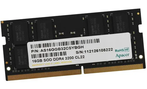 Оперативная память для ноутбука 16 GB Apacer ES.16G21.GSH